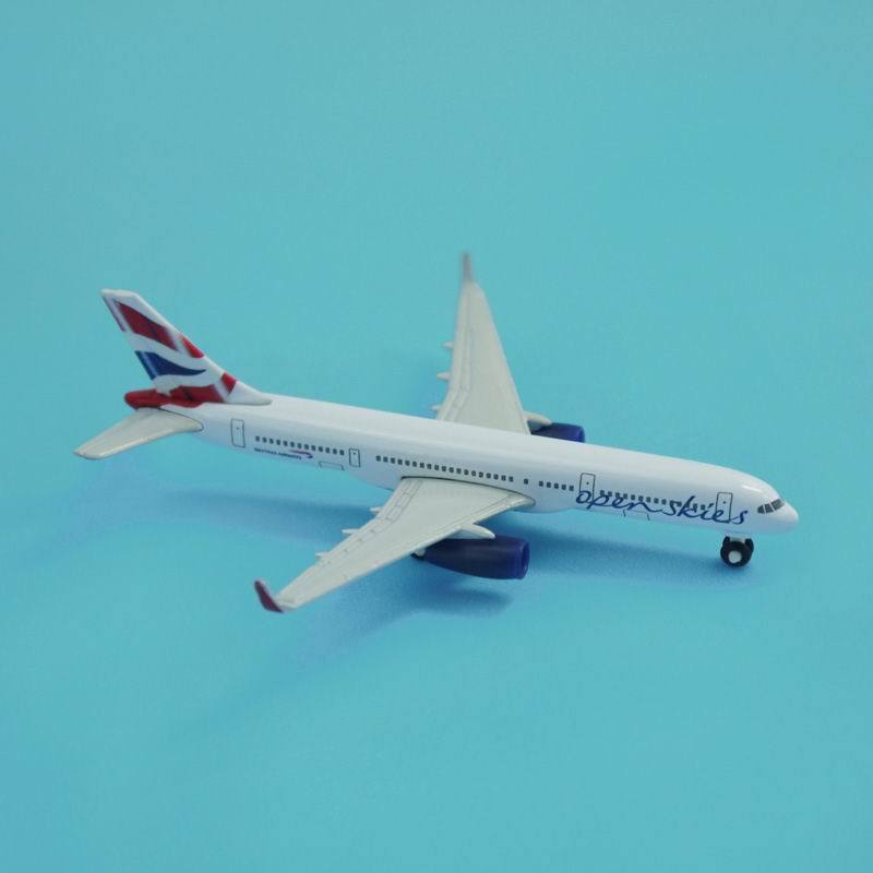 B757 200 Material de Metal Mini modelo de aviones de juguete para la venta