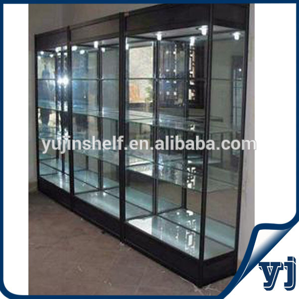 Hot Sale High Quality Black Titanium Frame Living Room Showcase