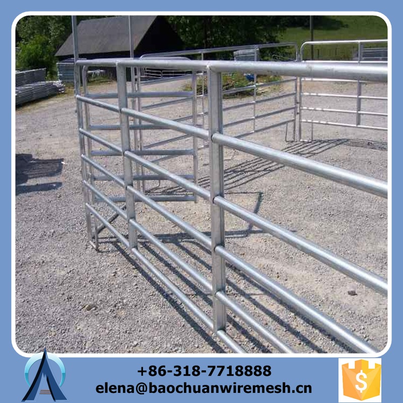 高品質20151.6*2.1m囲いのパネルを使用、 使用される馬のフェンスパネル、 家畜の金属製フェンスの亜鉛メッキ仕入れ・メーカー・工場
