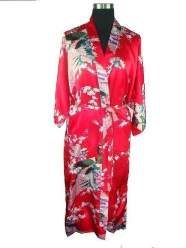 女性孔雀10色着物ローブ絹のパジャマの女の子パジャマ夏と浴衣ベルトoem供給のオファー中国の工場直接仕入れ・メーカー・工場
