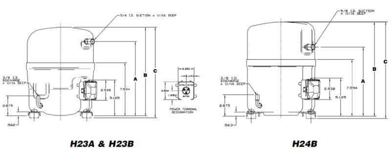 Bristol Compressor H23A423ABCA, View bristol compressor ... bristol compressor wiring diagram 