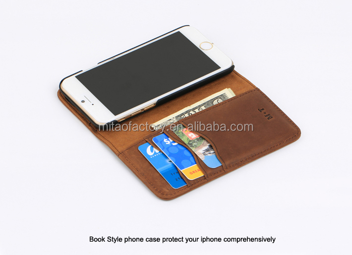 新しいファッション携帯電話バッグ2016別のカードスロットクレイジーホース6iphone用レザーケース仕入れ・メーカー・工場