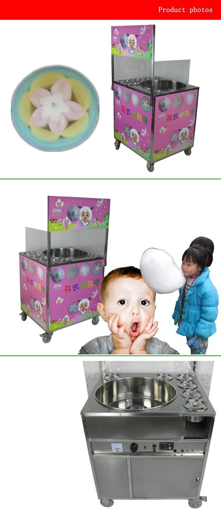best sell multi-function mobile vehicles popcorn machine,cotton candy machine with cart