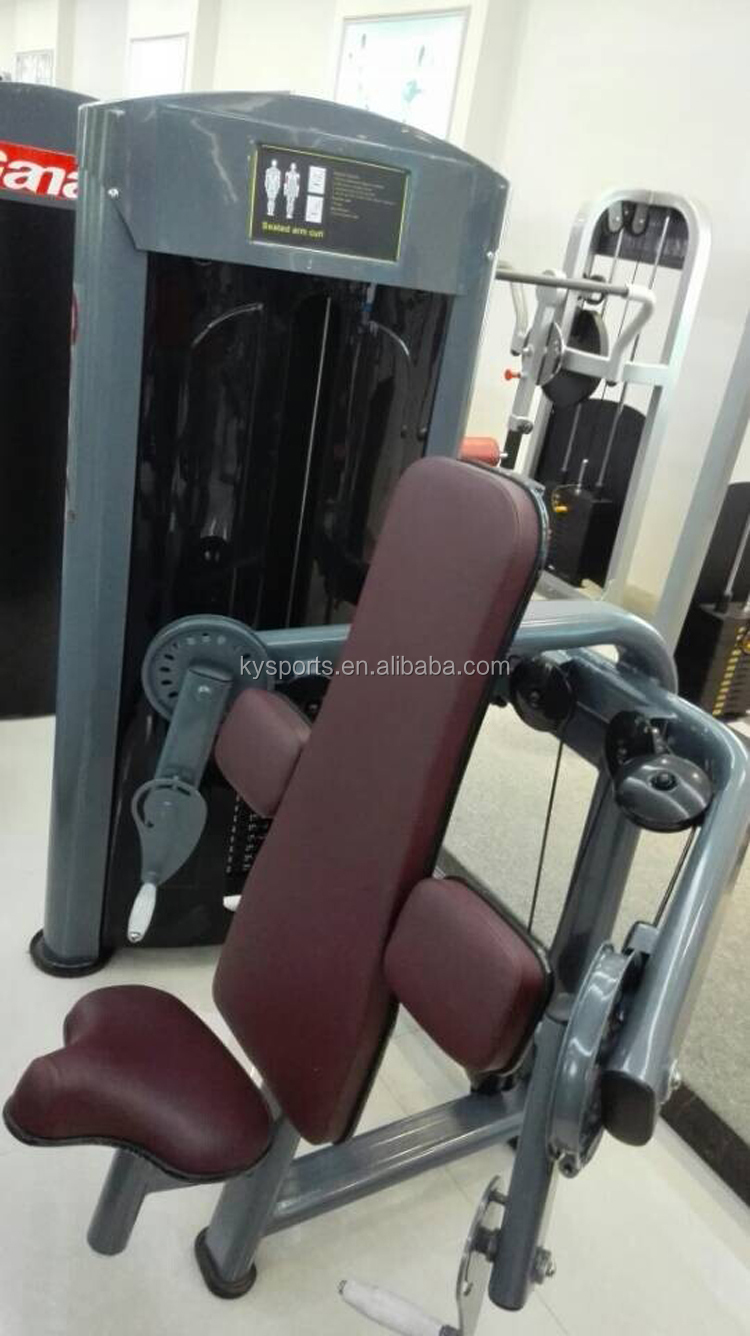 bicep curl,bicep professional exercise equipment seated bicep curl machine for
