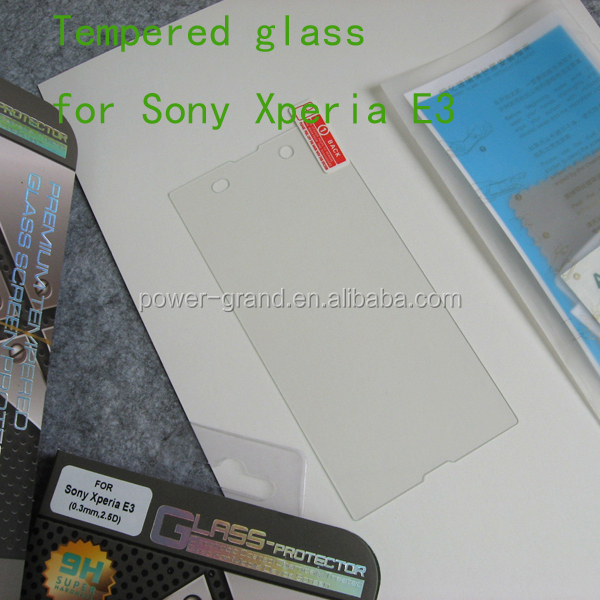 Tempered glass screen protector for Sony Xperia E3 D2202 D2203 D2206 D2243-0.3mm 2.5D-(3)