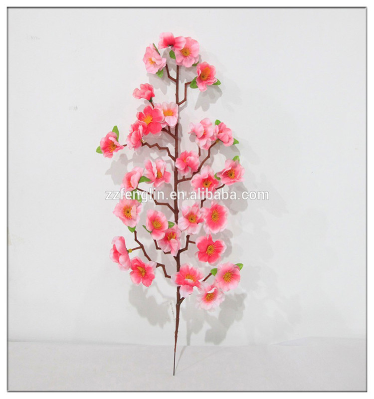 カラフルな人工的な花の枝の偽桃花の結婚披露宴の装飾仕入れ・メーカー・工場