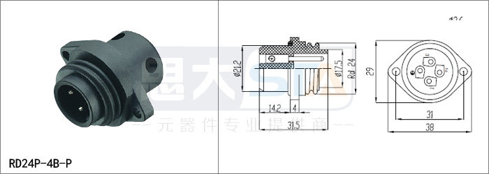 バインダー99021016004pg16rd24j10ip67丸型コネクタプラスチック仕入れ・メーカー・工場