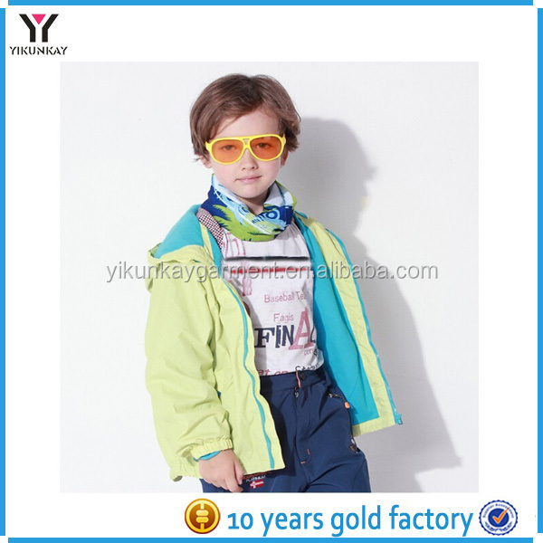 子供春ファッションコート子供用ジャケットポリエステル100％子供の風のコート仕入れ・メーカー・工場