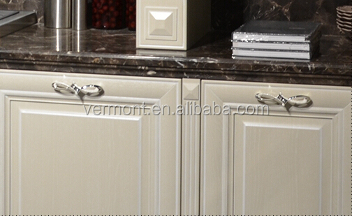 Hoge kwaliteit modern design wit massief houten keuken kasten ...