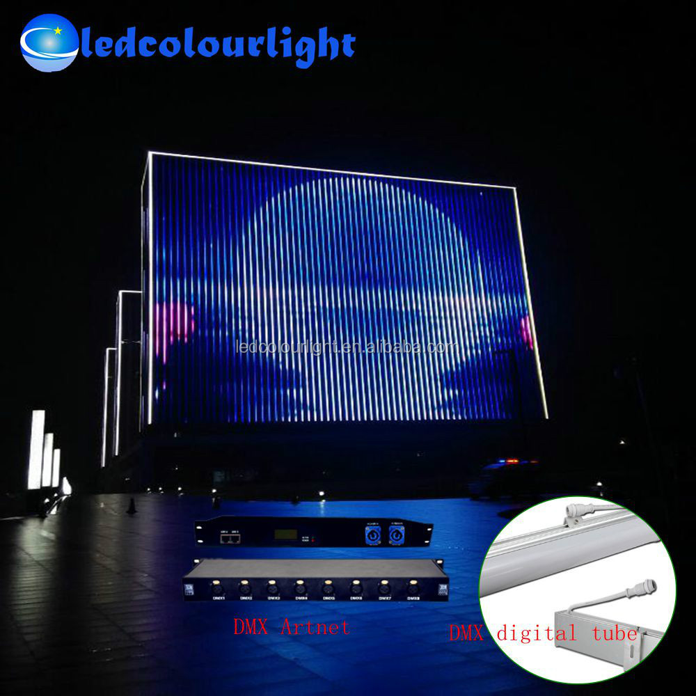 屋外のdmxledビデオスクリーンチューブライト/ip65ディスコ照明ledチューブライト熱い販売仕入れ・メーカー・工場