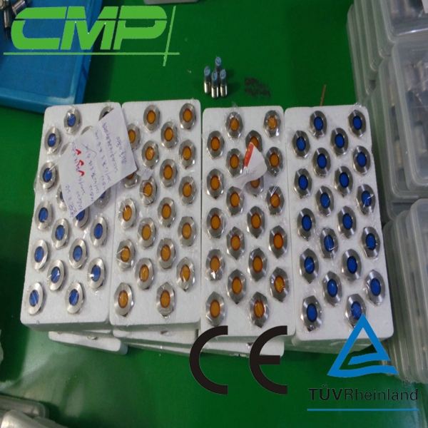 Cmp8mm-30mm24vパイロットランプ防水メタルip67インジケータライト仕入れ・メーカー・工場