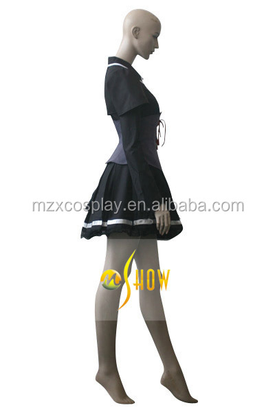 日本アニメしゅごキャラ! utau星奈コスプレ衣装の女性セクシーな黒のドレスハロウィーンパーティーのために問屋・仕入れ・卸・卸売り