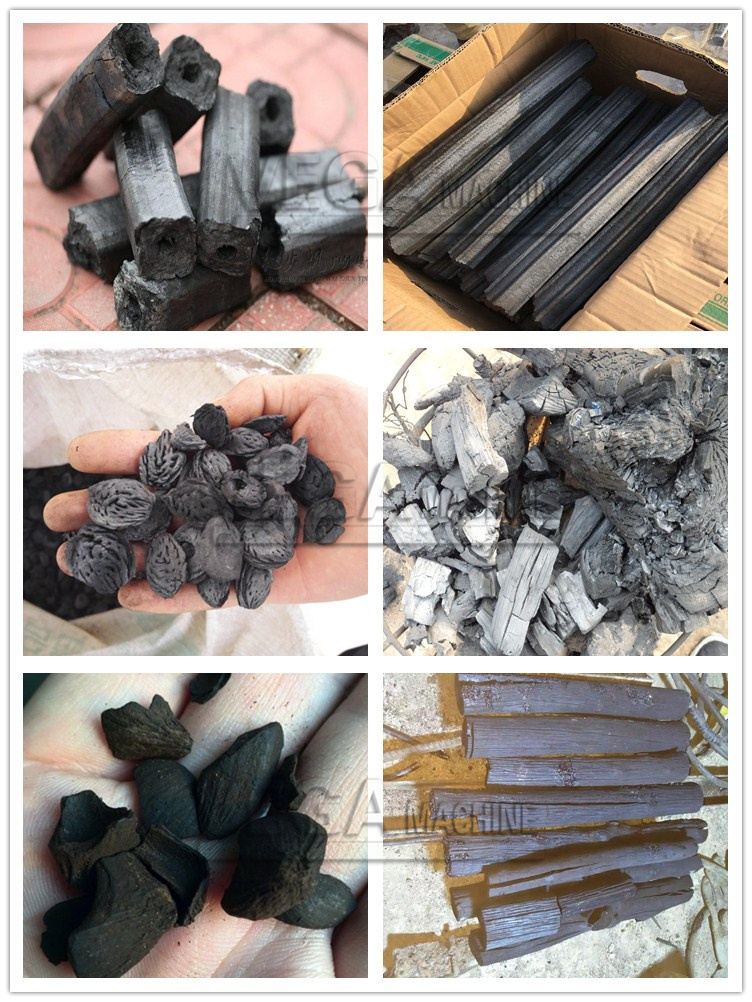 pop wood charcoal carbonization furnace