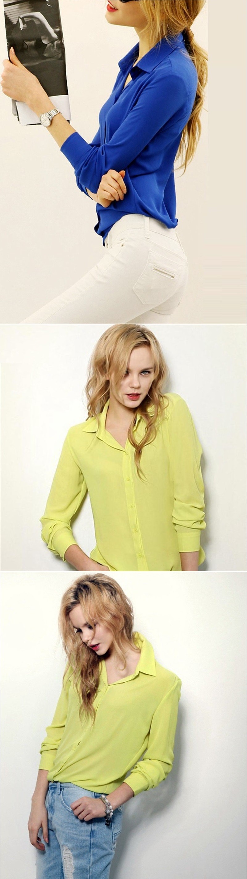 5色ワークウエア2015女性シャツシフォンblusas femininasトップスエレガントレディースフォーマルオフィスブラウスプラスサイズxxl仕入れ・メーカー・工場