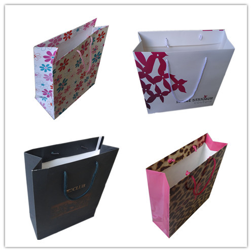 新製品2015紙袋印刷安のための紙のショッピングバッグ仕入れ・メーカー・工場