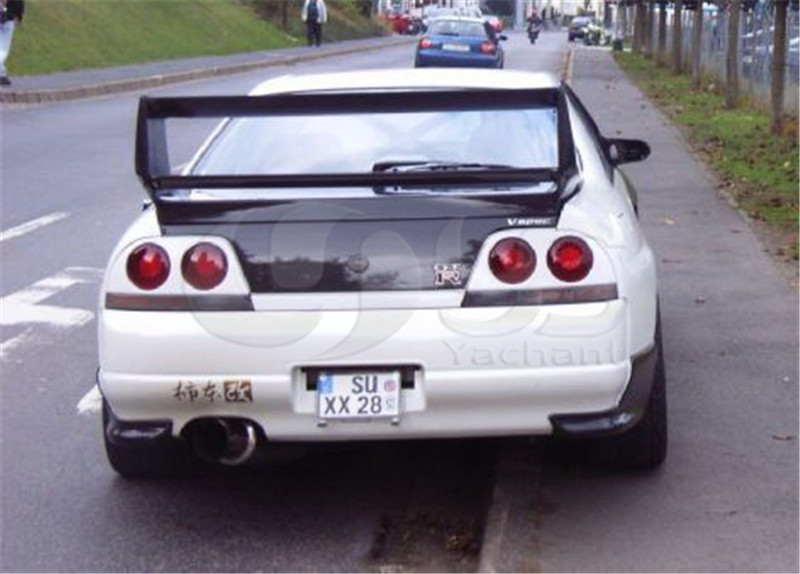 1995-1998 Nissan Skyline R33 GTR GTS Gracer Style  Double Blade Rear Spoiler CF (7).jpg