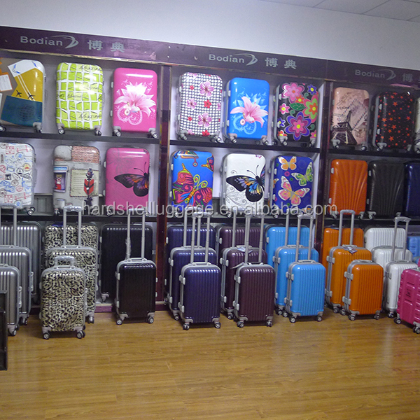 abspcの小型スーツケースハード両面のシェル荷物suitase低価格安い中国工場供給手荷物bagages仕入れ・メーカー・工場