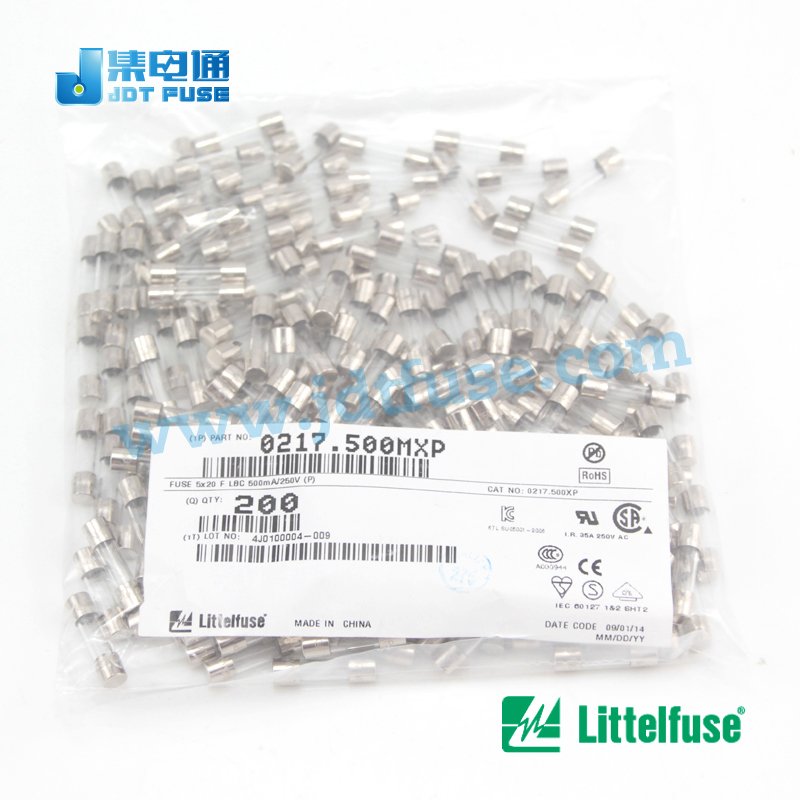 Mxp0217.500リテルガラス管ヒューズ500ma0.50a250v5x20mmの高速ブローアキシャルリードヒューズ仕入れ・メーカー・工場
