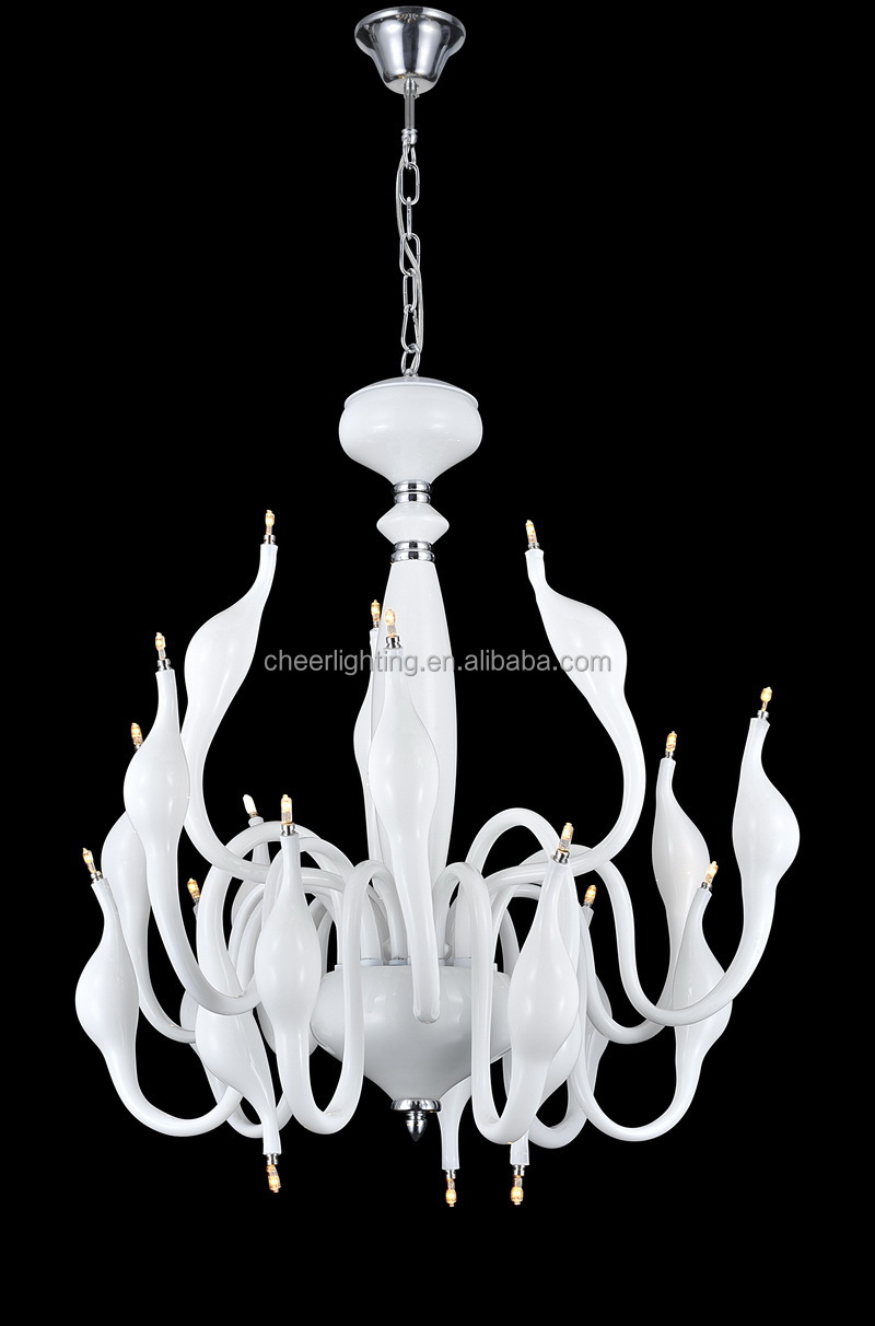 Moderno lampadario cigno cigno tavolo lampada cigno lampada da ...