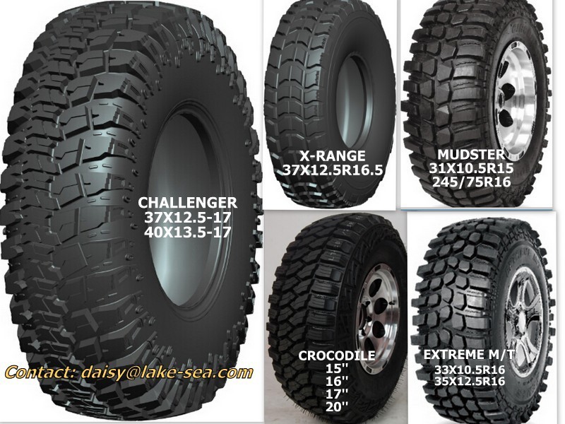 37x12.5/16.5 Tire/ Off Road Tyre/ Military Tire/ Army Tire/ Mpv Tire
