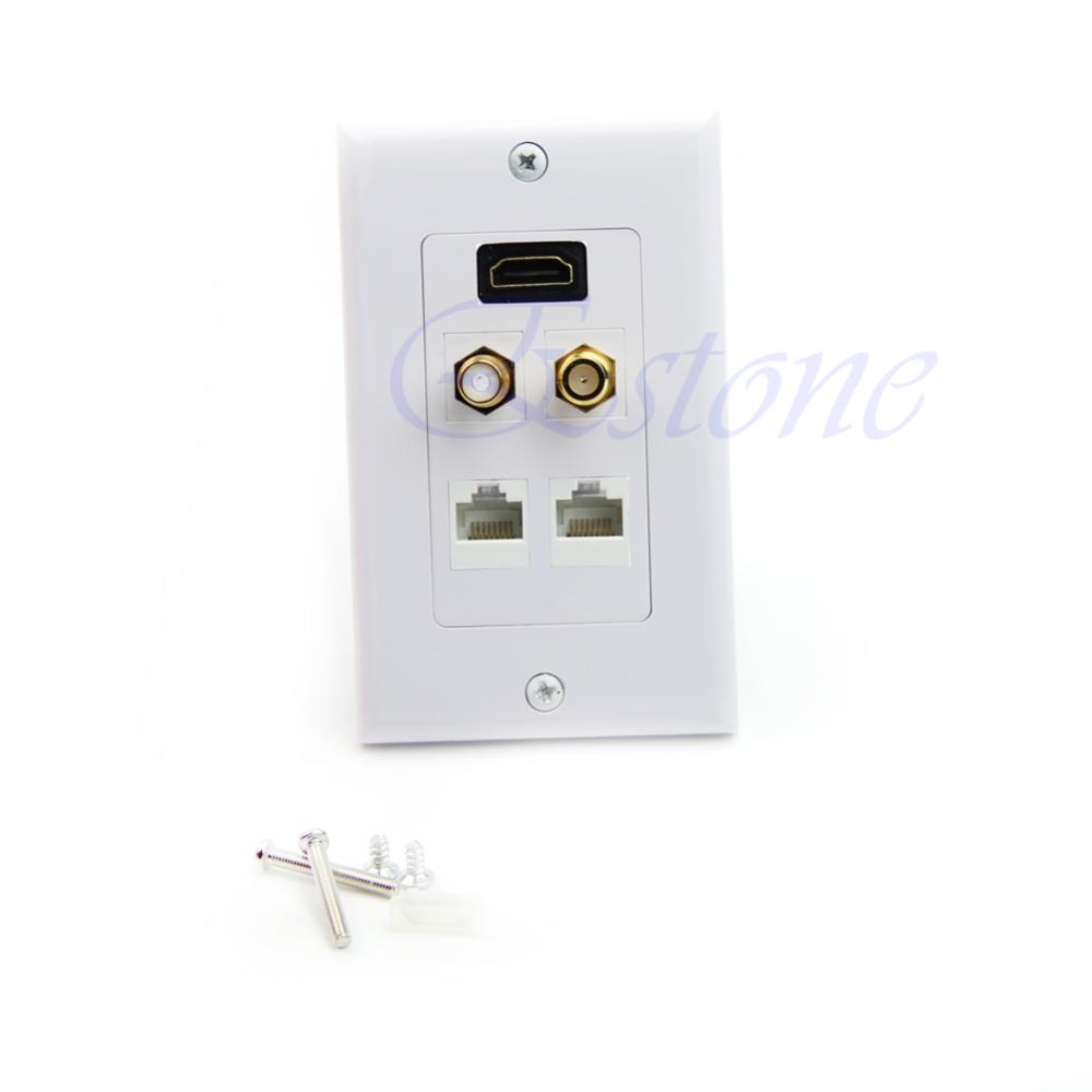Купить M112 «разъем розетки панели плиты hdmi rj45 rca одной стены лицо ...