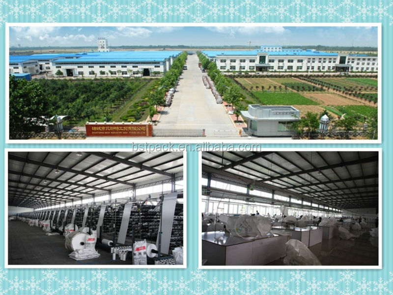 2014 china new high quality plastic pp woven corn starch plastic bag