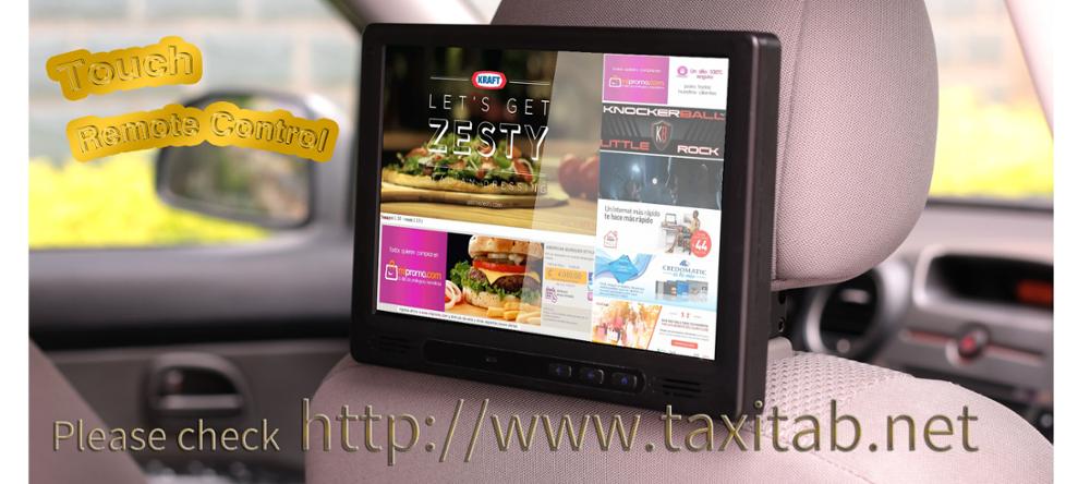 3G WIFI LCD Cab Taxi Advertising Screen