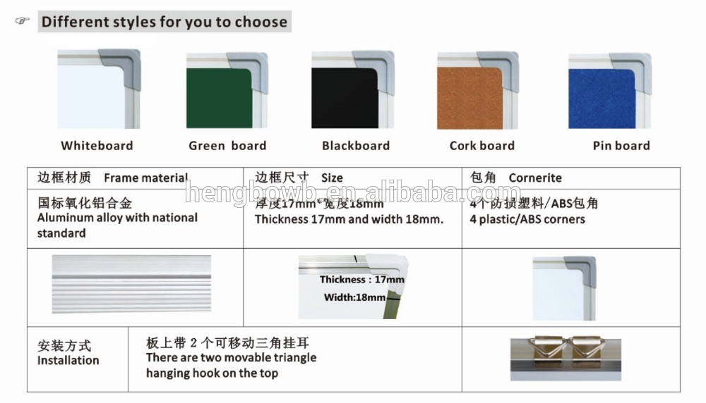 Magnetic Dry Erase Kids Painting Writing White Board for School