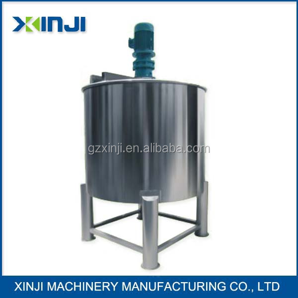 Stainless Steel Electric heating mixing tank with Agitator Factory in Guangzhou China