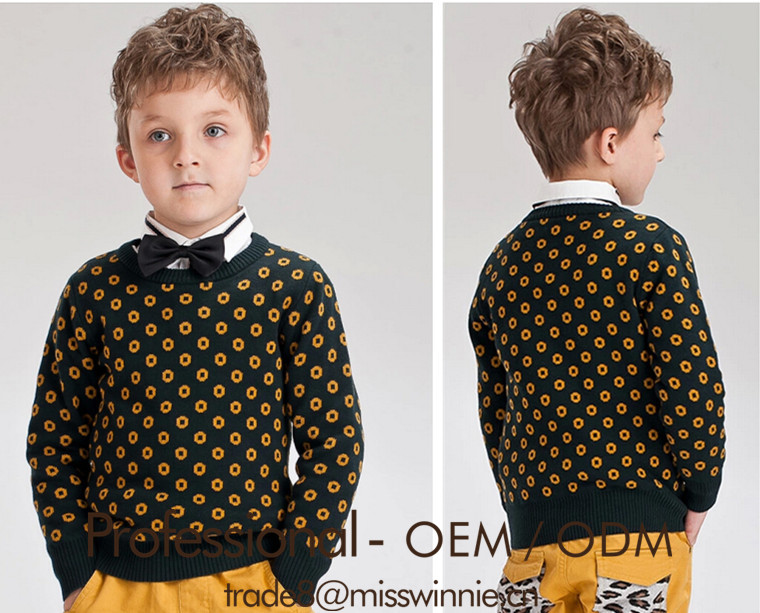 新しい秋若い男の子の子供のセーターロングスリーブファッションセーター仕入れ・メーカー・工場
