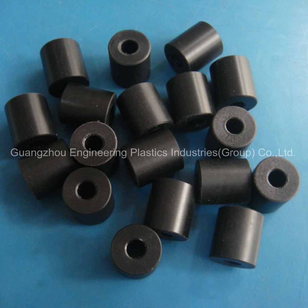 Custom Made Cnc Machining Service Pa66 Black Polyamide Plastic Sleeve 