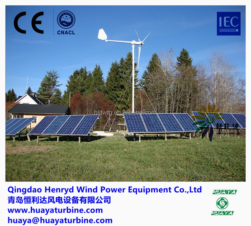 Complete Kit 4kw Wind Solar Hybrid System Hot Sale Wind Turbine Model 220V  1kVA Wind Turbine Generator 3kVA Solar PV for Home - China Complete Kit 4kw  Wind Solar Hybrid, 4kw Solar