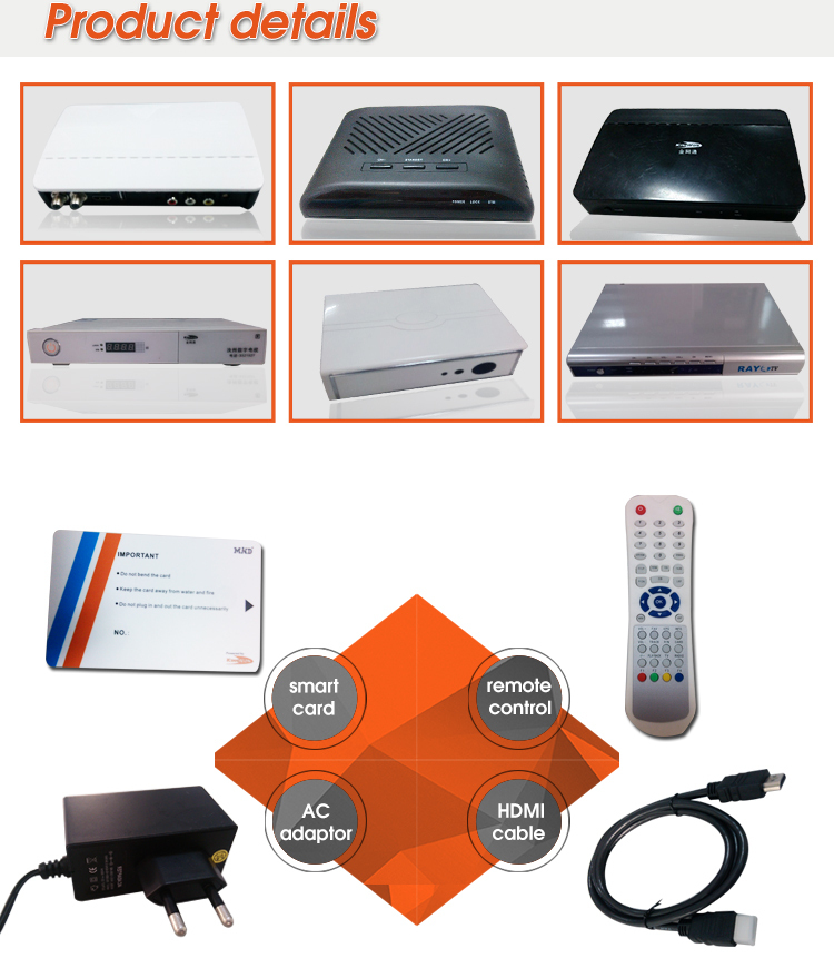 デジタルhdtv付きセットトップボックスとフリーソフトウェアcas+sms良い価格仕入れ・メーカー・工場