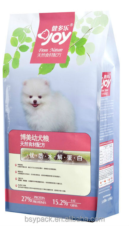customized quality factory direct pet food bag packaging