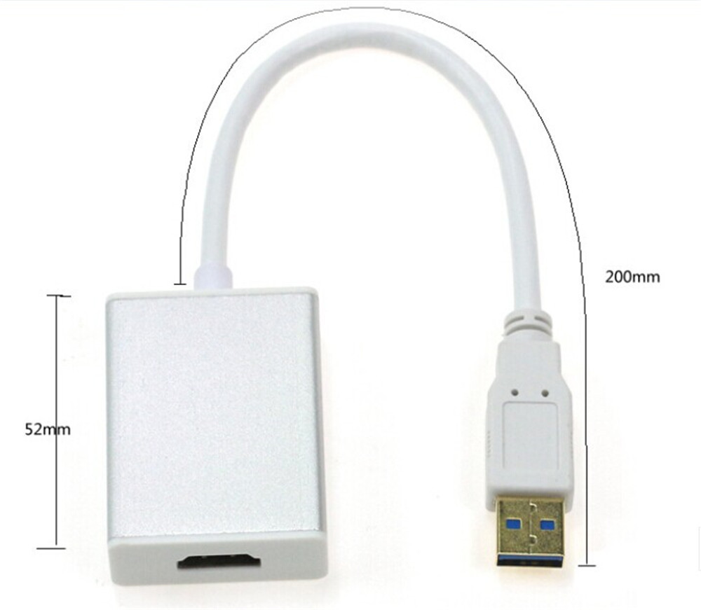 Hdmiへのコンバータusb3.0usb3.0hdmiケーブルにマルチディスプレイグラフィックアダプターpc用ノートパソコンプロジェクターhdtvlcdhd1080p仕入れ・メーカー・工場