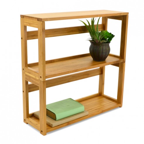 Small Bamboo Stacking Bookshelf And Top Buy Bamboo Bookshelf