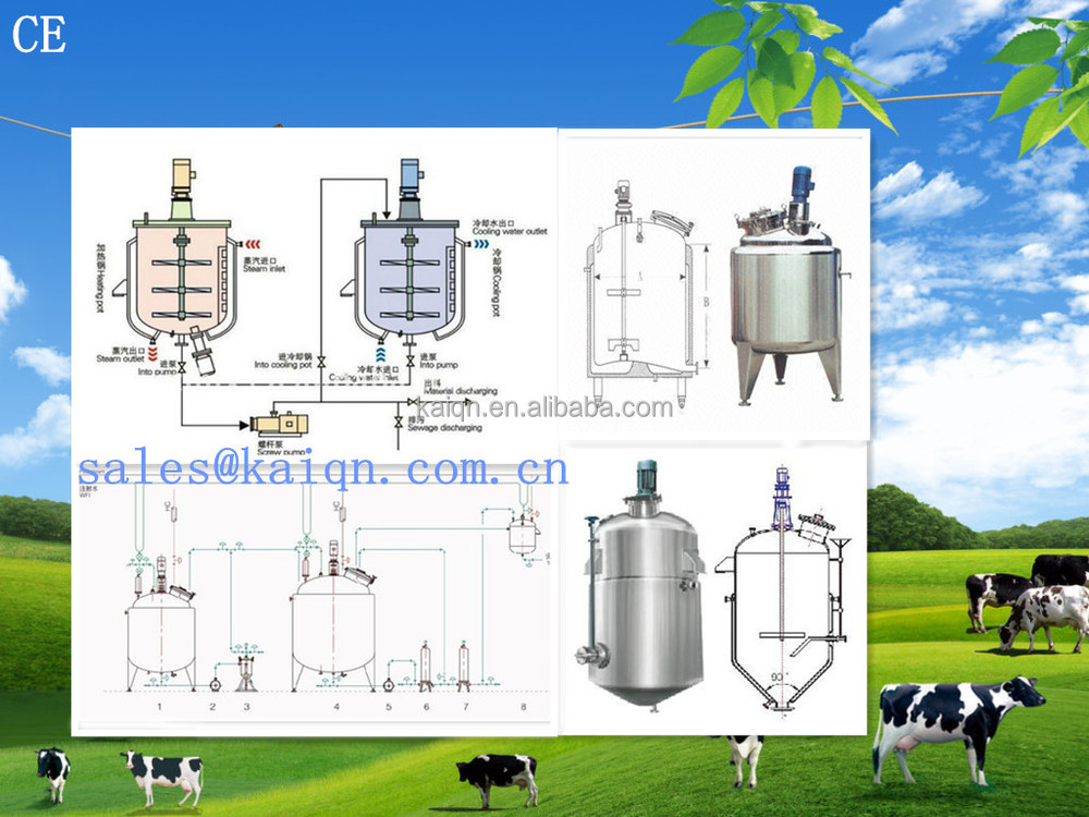 small juice milk pasteurizer with mixer /electric heating milk pasteurizer