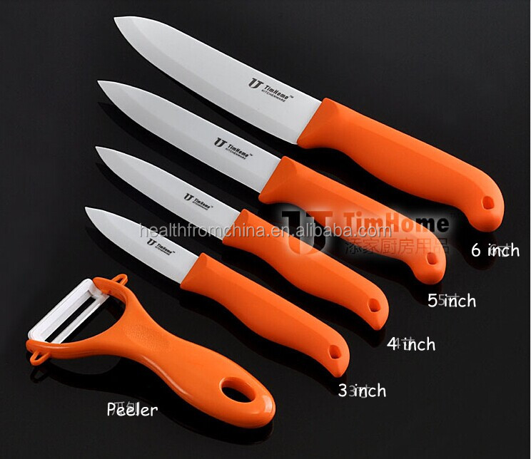 高品質のセラミックナイフセット、 インチ3''4'5''6''+peeler+hold8色ナイフセット問屋・仕入れ・卸・卸売り