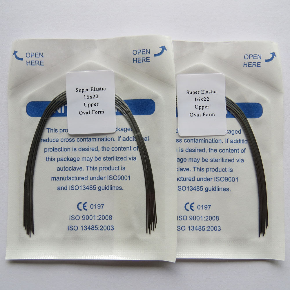 Dental Orthodontic Reverse Curve Niti Arch Wire Dental Niti Arch Wires