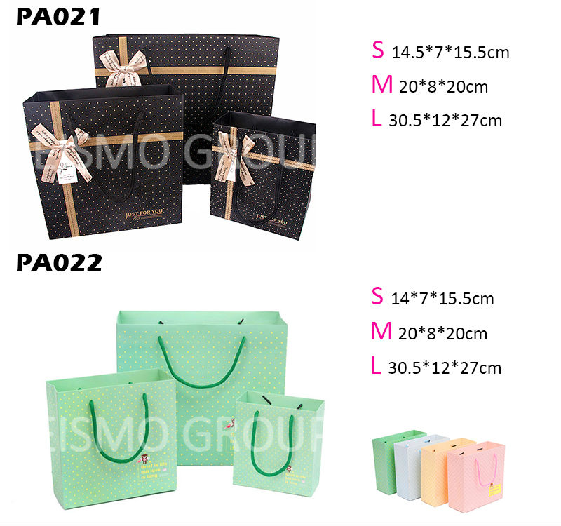 water soluble paper bag
