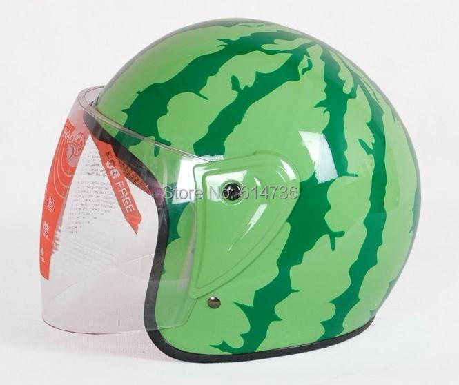 Wholesale Wholesale Price 3/4 Open Face Motorcycle Helmet Watermelon