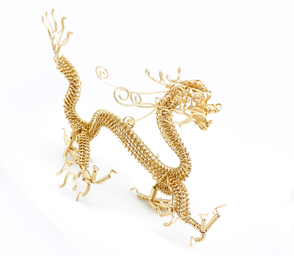 新しいデザインのマスコット2014年ゴールドドラゴン干支の動物問屋・仕入れ・卸・卸売り