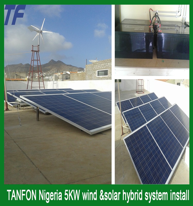 TANFON Nigeria 5KW wind &solar hybrid system install.jpg