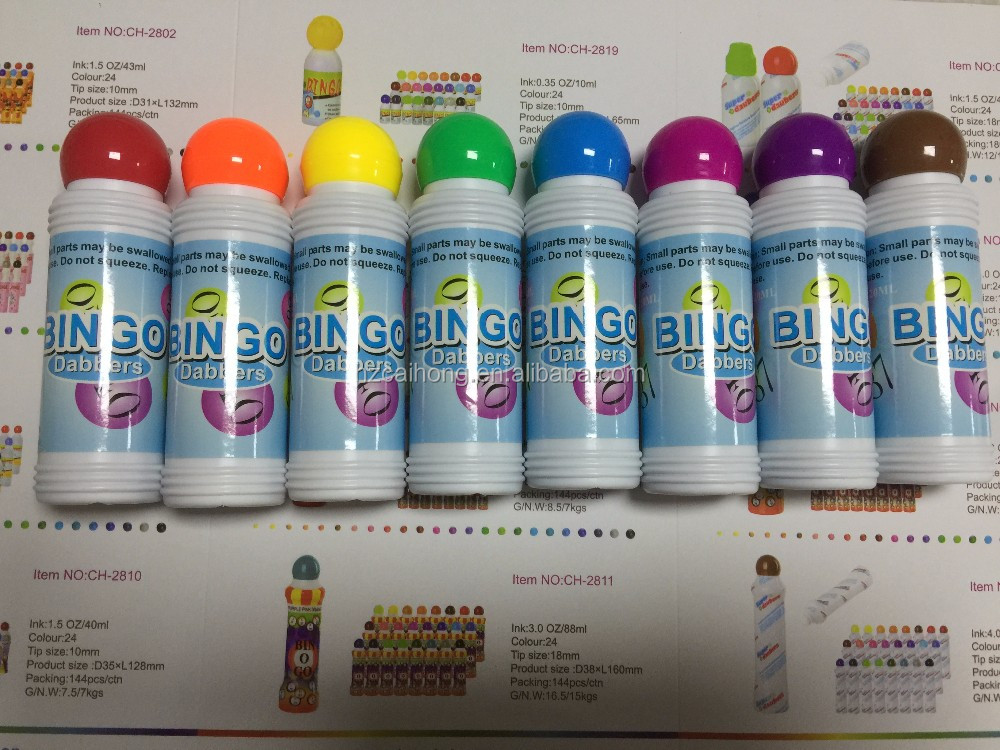 Wholesale Bingo Daubers/empty Marker Bottle Ch2828 Buy Rainbow Bingo