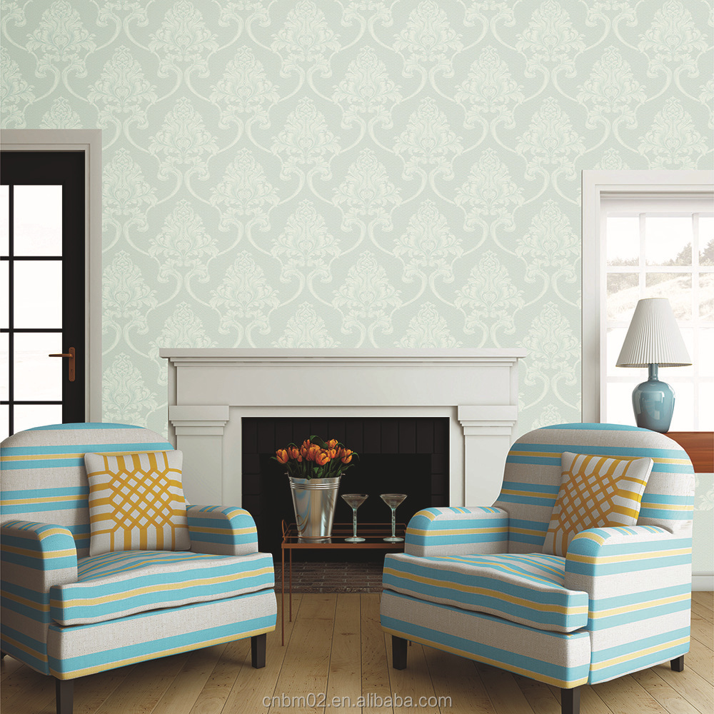 Woonkamer decor romantische korean non woven behang wallpapers ... Woonkamer deco