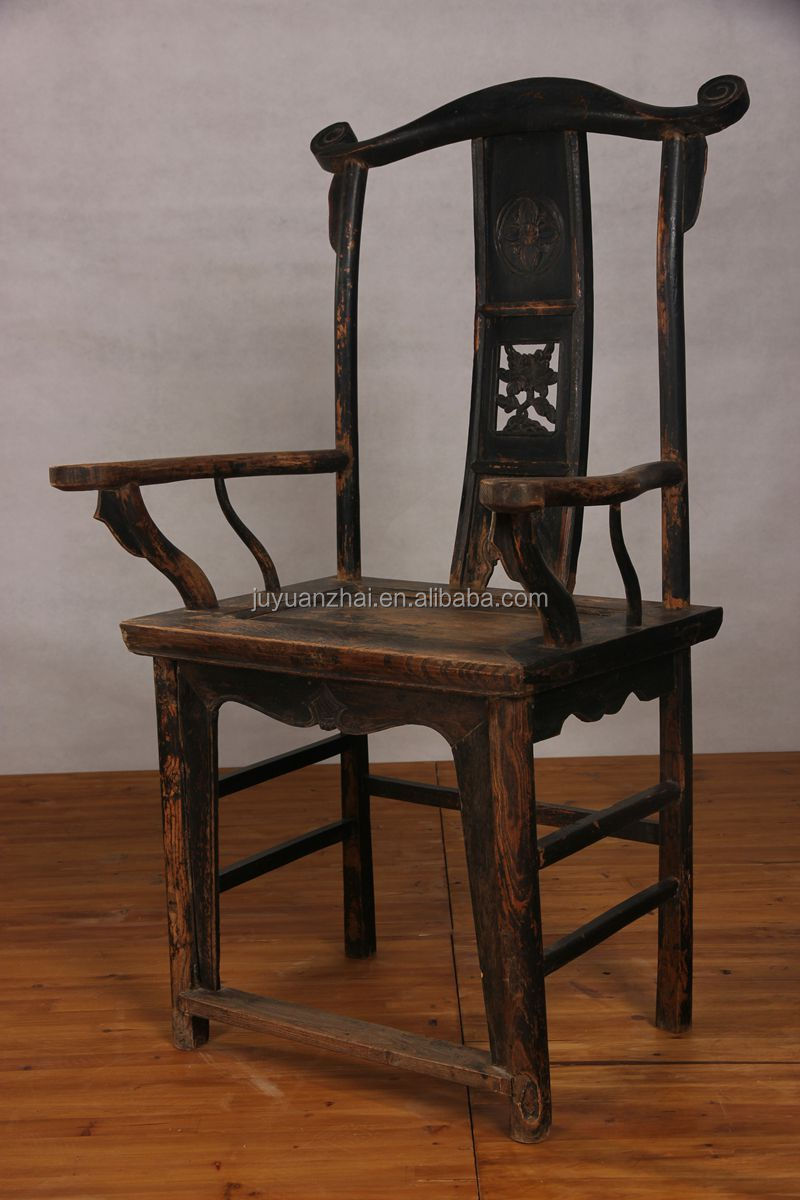 アンティーク中国の木製のは、 バック椅子を彫刻仕入れ・メーカー・工場
