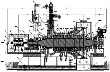 蒸気タービン発電機のための石炭- 火力発電所仕入れ・メーカー・工場