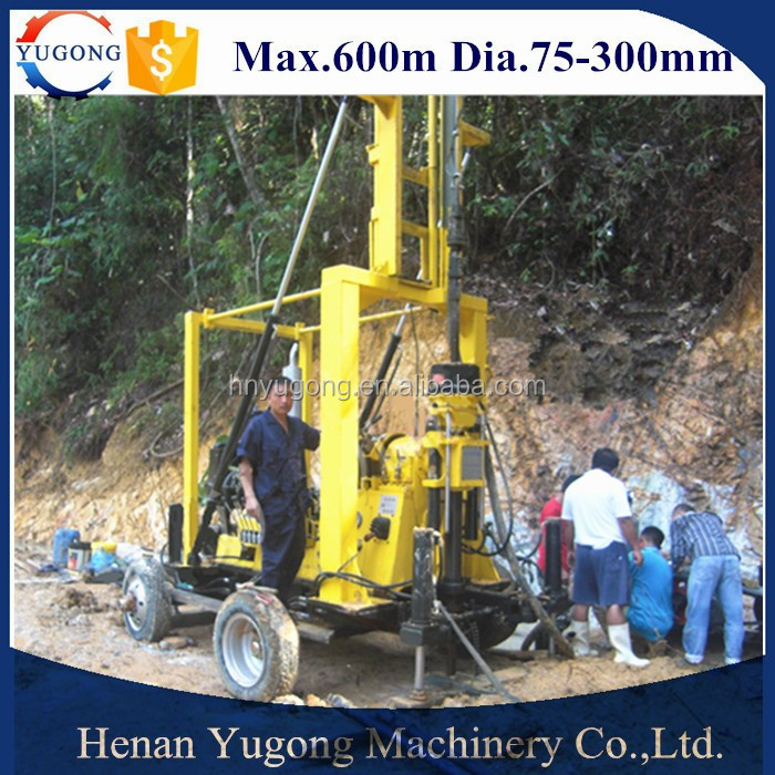 Geological Drilling Rig Compressor Borewell Drilling Machine Made In
