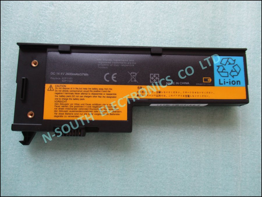 laptop battery for ibm thinkpad x60 x60s x61 x61s 92p1163