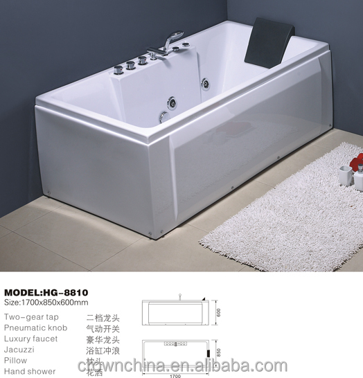 Easy To Clean Hot Sell Bathtub In Door With Thermostatic